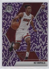 2019-20 Panini Mosaic Rookies Purple Snakeskin Prizm 18/24 KZ Okpala #210 5w7