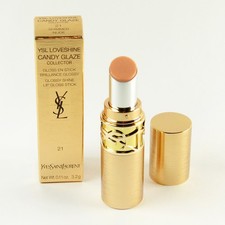 Yves Saint Laurent YSL Loveshine Candy Glaze Lip Gloss Stick 21 SHIMMER NUDE