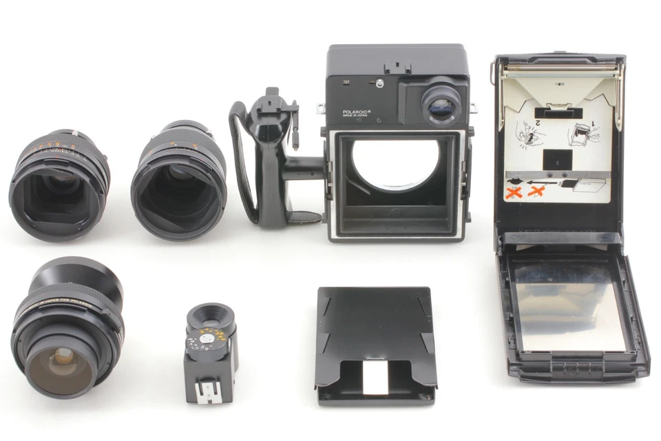 3 Lens Set【CLA'd MINT】 Polaroid 600SE Instant Film Camera 75mm 127mm 150mm JAPAN - Image 3 of 4