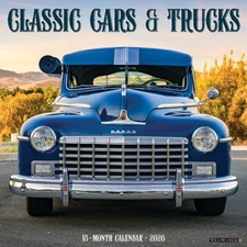 Classic Cars & Trucks 2026 12" x 12" Wall Calendar (free shipping)
