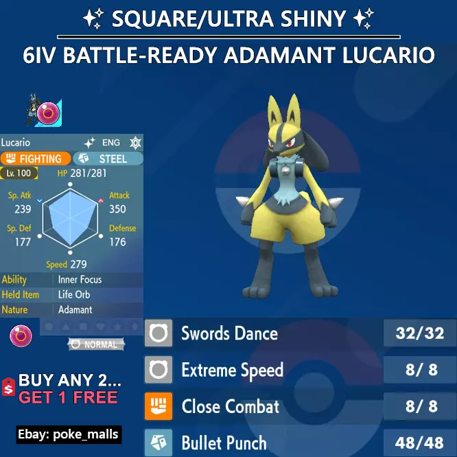 Pokemon Shiny Lucario 52