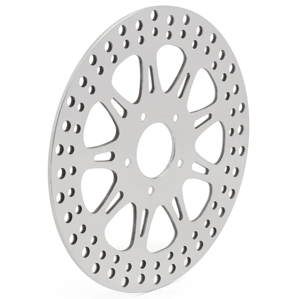 Pulido 11.5" Delantero Trasero Rotores Pastillas Pernos Heritage Softail Deluxe 00-07 Foto 3 de 4