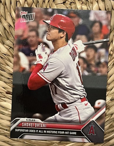 Shohei Ohtani 2023 MLB TOPPS NOW Card 294 IN HAND QTY Historic 4 Hit Game