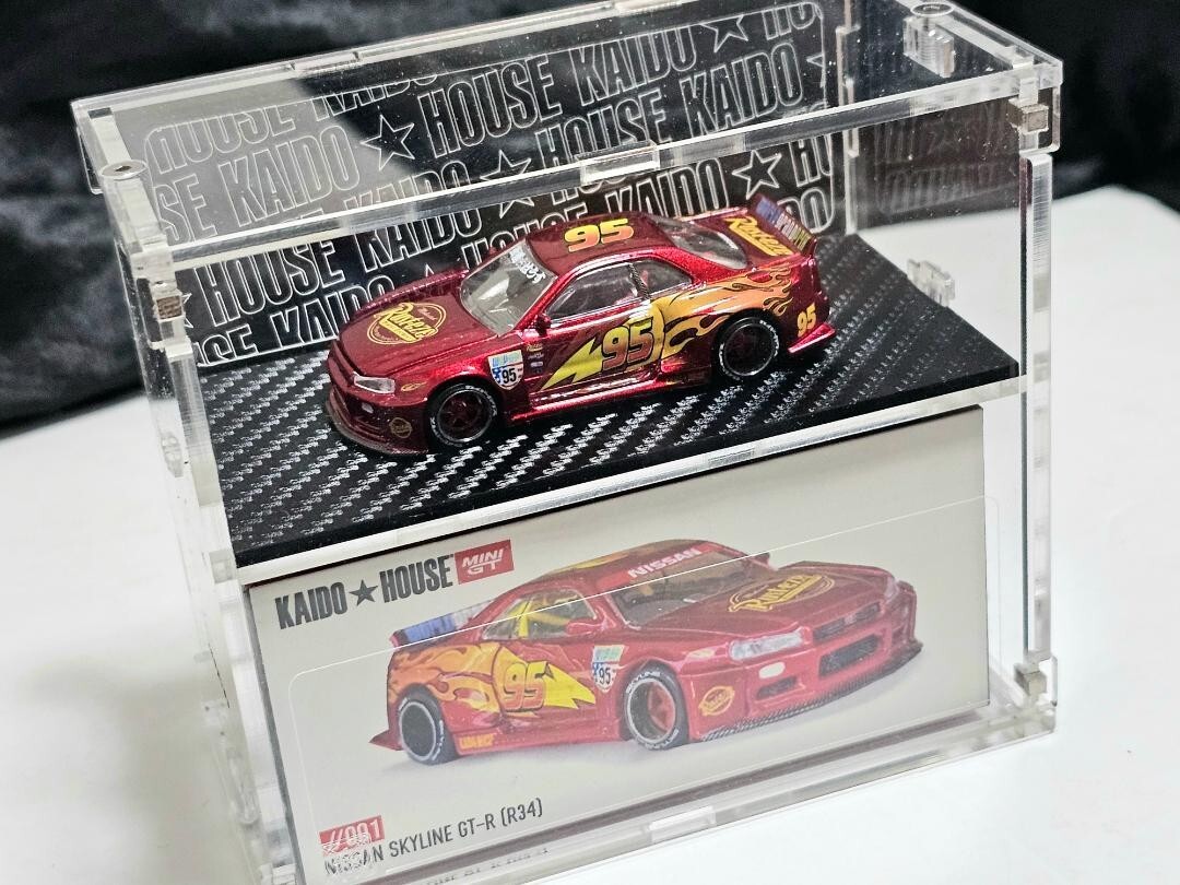 MINIGT KAIDO★HOUSE GT-R MCQUEEN ケース付き MINIGT KAIDO☆HOUSE GT-R MCQUEEN ケース付き - メルカリ