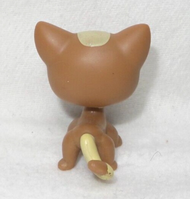 Littlest Pet Shop LPS #1170 - Chat Européen Marron Et Beige Yeux Bleus - Hasbro