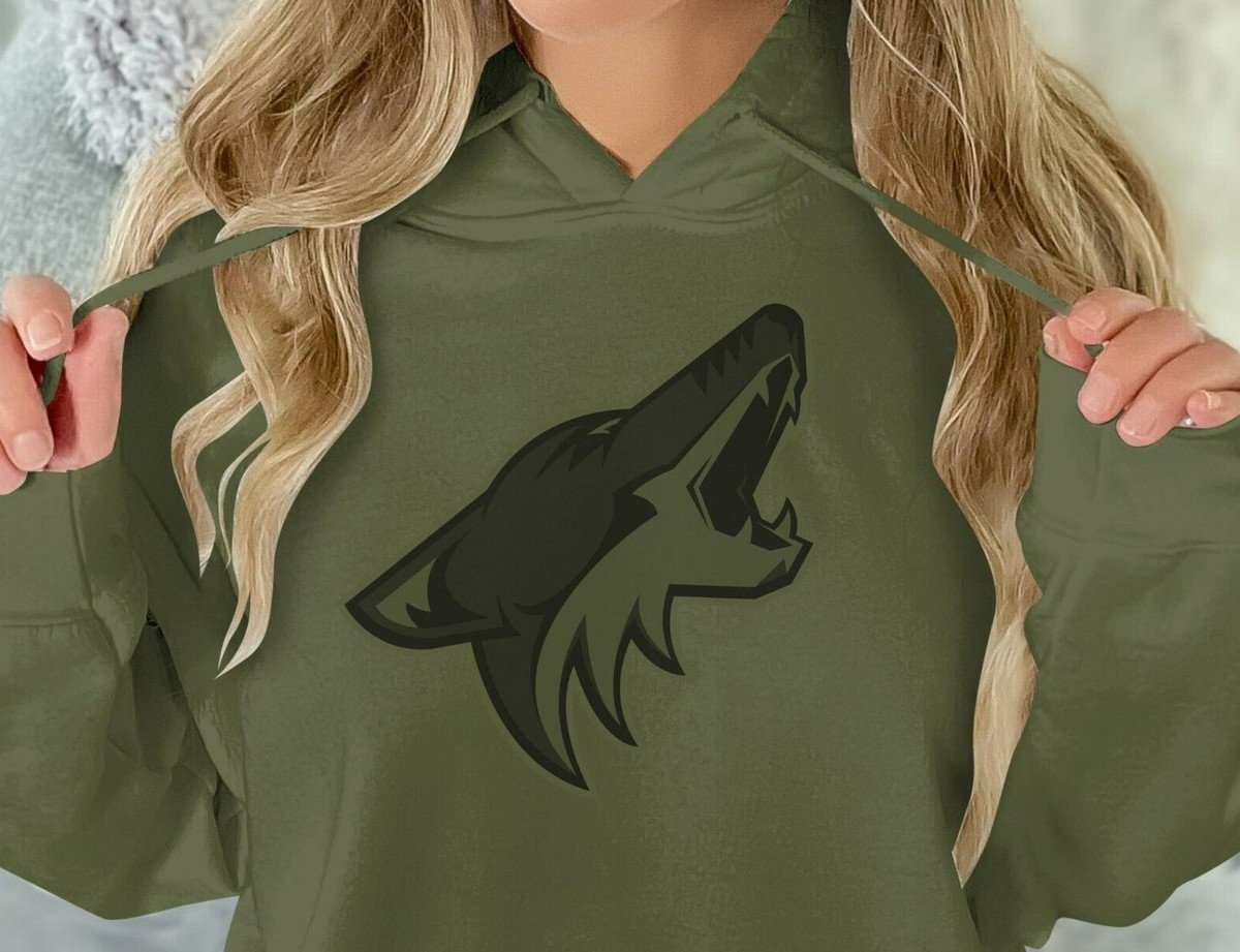 Arizona Coyotes Salute to Armed Services Hoodie, Sml-5XL, Hockey