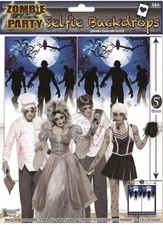 Zombie Party Haunted House Carnival Halloween Party Decoration Photo Backdrop