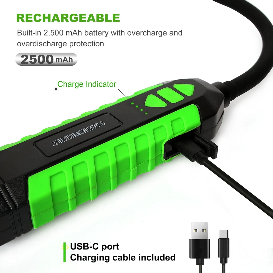 PowerFirefly 300 Lumens Rechargeable Work Light with 18-Inch Flexible Gooseneck - Image 4 of 4