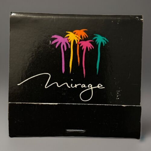The Mirage Hotel & Casino Las Vegas Nevada Vintage Unstruck Matchbook