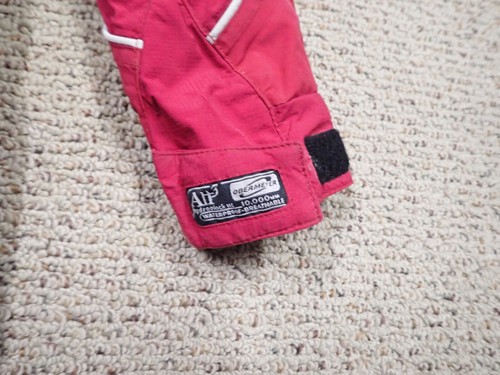 OBERMEYER ALT3 HOODED JACKET 10K HYDROBLOCK HL Junior Boy's size 8 Dark Red/Gray - Picture 3 of 13