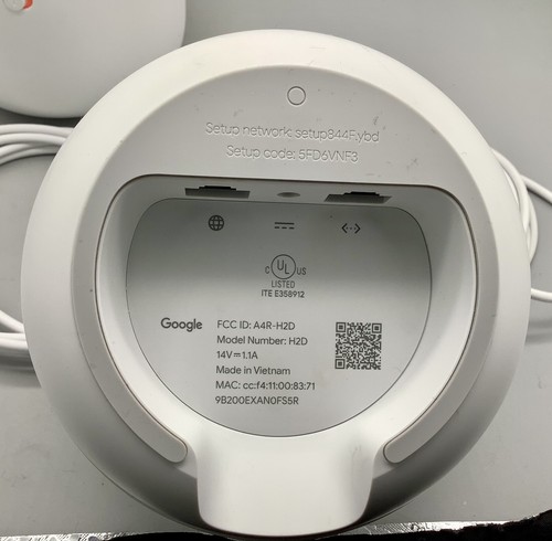 Google Nest WiFi Mesh Router Model H2D & WiFi Extender H2E (White) - Picture 5 of 7