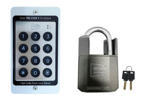 Smart Bluetooth Padlock with wireless Keypad for Security Gates & Self storage - Picture 3 of 5