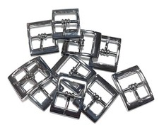 Y4004 Center Bar Buckle Single Prong 20mm 0.79" Nickel High Quality 10/20/50 pcs