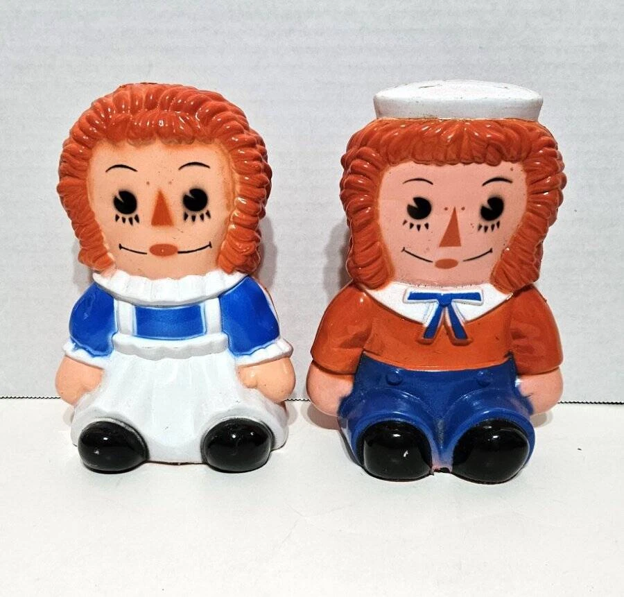 Raggedy D's Miniatures Ann and Andy Bank Indiana Collectible