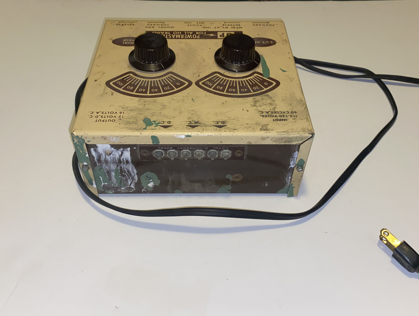 Powermaster Model 250 HO Transformer eBay