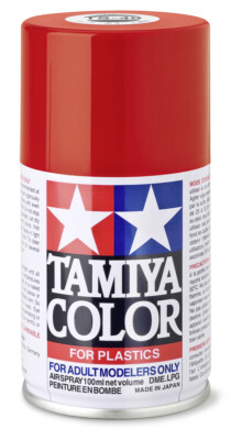 85086 Tamiya TS86 Brilliantrot, Spray Farbe, Plastikmodellbau, GMK Qualität