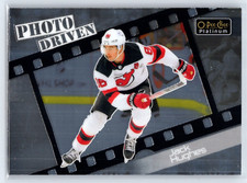 Jack Hughes 2023-24 O-Pee-Chee Platinum Photo Driven New Jersey Devils #PD-3