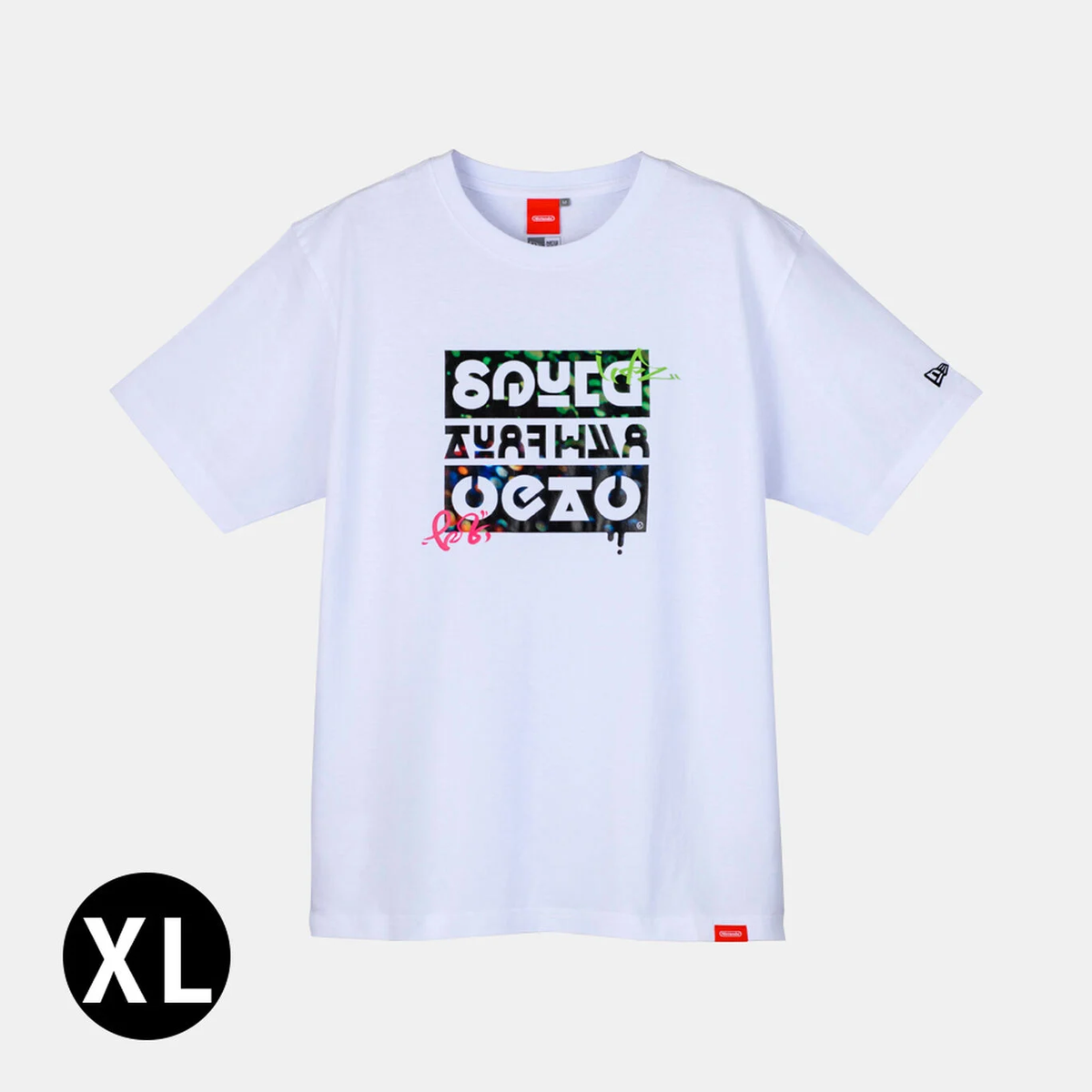 New Era X Splatoon SQUID or OCTO White T-Shirt Nintendo Tokyo