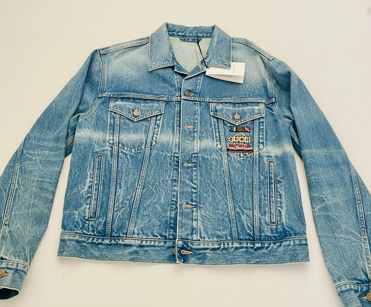 Vintage gucci sales denim jacket