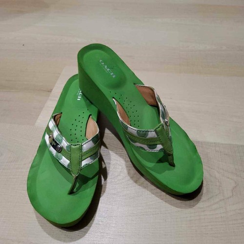 ebay coach flip flops