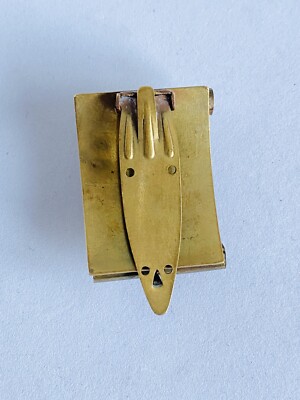 Broche Ancienne Art Déco En Bakélite - Motif Hippocampe, Créateur Français Jean Painlevé, Pièce De Collection Vintage