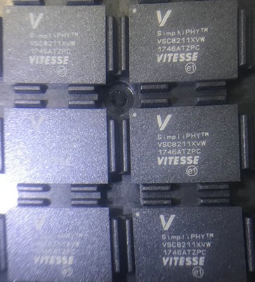 VSC8211XVW Ethernet ICs Single Port .13 Phy LBGA-117 Ethernet Transceivers
