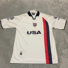 USA Men s White Soccer Jersey Shirt One Size