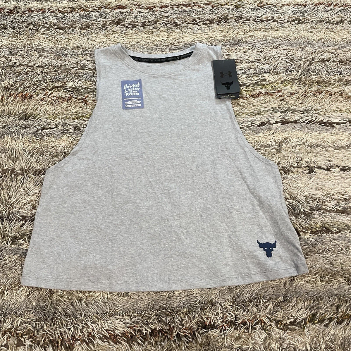 Under Armour Project Rock Show Me Work Tank Top 1372702 Womens