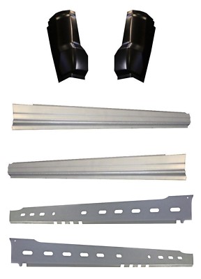 2009 2018 Dodge Ram Inner & Outer Rocker Panels & Cab Corner Set Quad Cab 6PC.