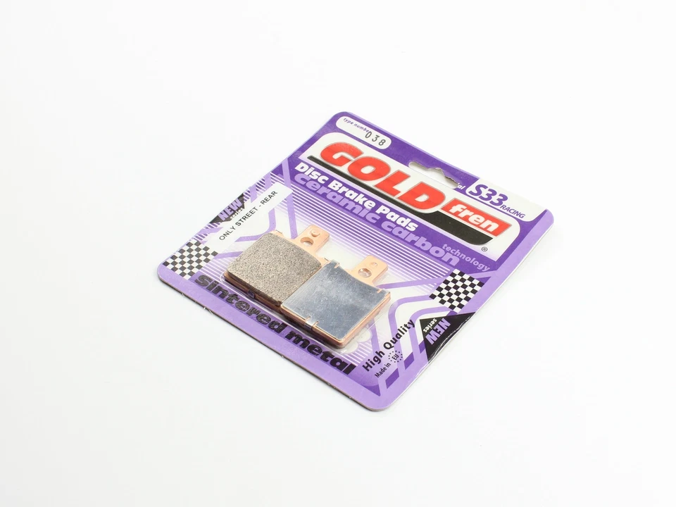 Pastillas de freno delanteras/traseras sinterizadas GOLDfren S33-038 EBC Equiv FA47 - 1 par Foto 3 de 3