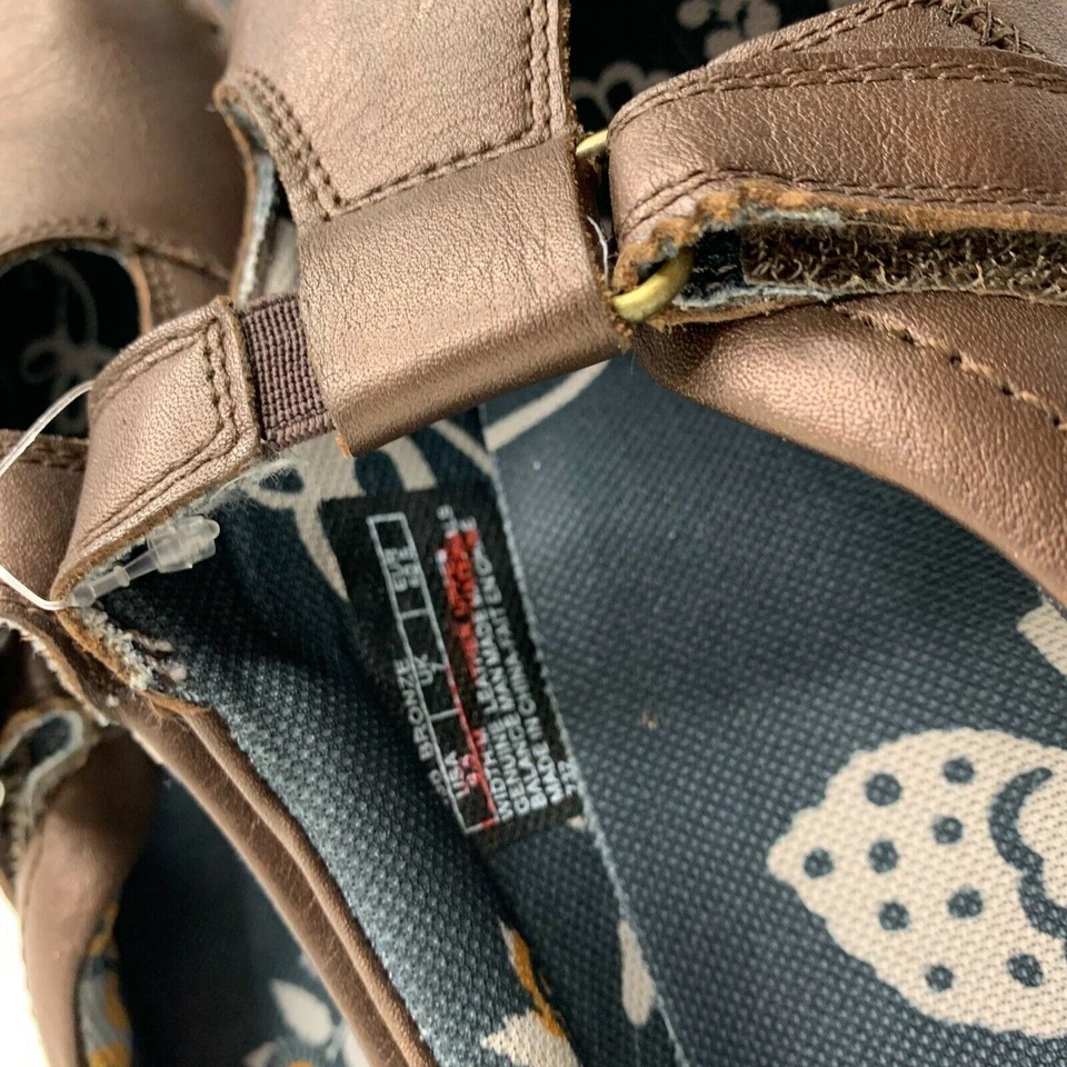 PW Minor Womens Sz 9.5 Bronze Mary Jane Shoes 51436 - Image 3 of 4