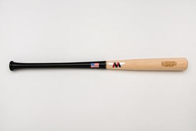 MPOWERED BASEBALL MAPLE HIGH DENSITY MODEL 253 RAW BARREL with BLACK HANDLE