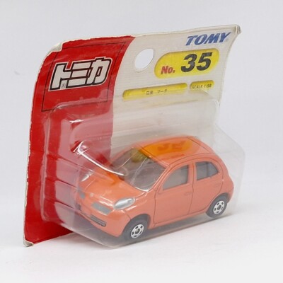 TOMICA 35 NISSAN MARCH 1/58 TOMY DIECAST CAR NEW 2006 Orange | eBay
