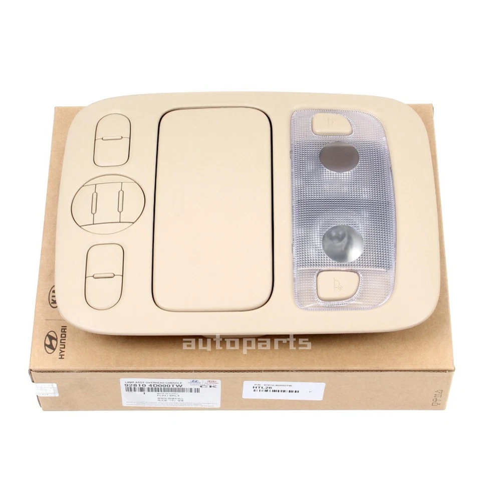 Lámpara consola superior genuina 928104D000TW BEIGE para Entourage Sedona 2006-2014 Foto 2 de 4