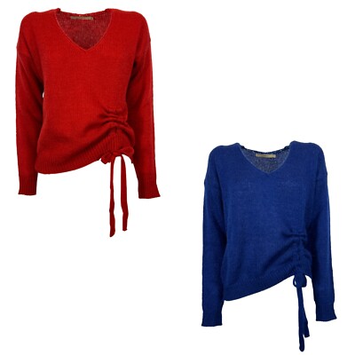 Pull Femme Viscose LA FEE MARABOUTEE - Manches 3/4 - Taille Unique 61 Cm - Made In Italy - Neuf Avec étiquettes