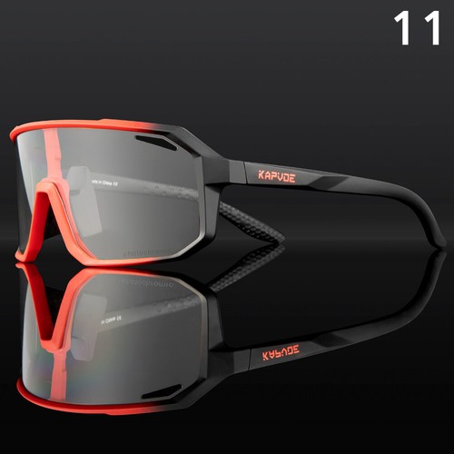 Photochromic Cycling Sunglasses Sports Mountain Bike Glasses UV Bicycle Goggles - Picture 23 of 23