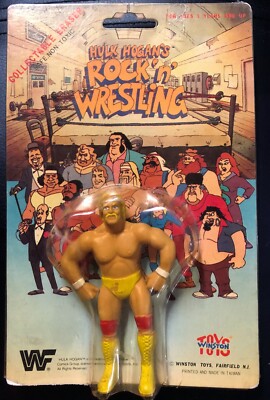 1985 Winston Toys WWF WWE Hulk Hogan Rock n Wrestling Figure MOC