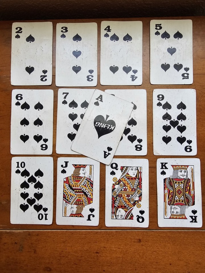 Vintage Kling Playing Cards Deck With Jokers Missing One