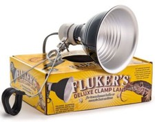 Reptile, Flukers Clamp Lamp with Switch 75 Watt 5.5" Diameter 