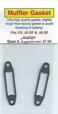 OS .40 SF & .46 SF Exhaust/Muffler Gasket 2 Pack NIP
