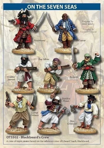 On the Seven Seas Blackbeard's Crew Nuevo en Caja - Liquidación-