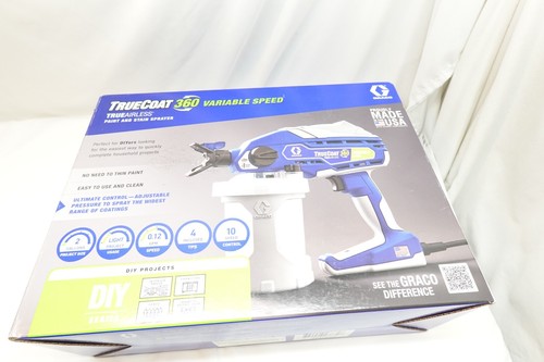 GRACO TRUE COAT 360 V.S. TRUE AIRLESS PAINT & STAIN SPRAYER-NEW # 26D283