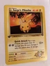 Pokemon Lt. Surge’s Pikachu 1st edition gaming card see scan I ship overseas
