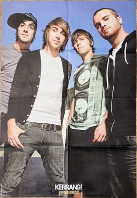 Poster Set 6 - Double Sided Posters x1 Kerrang - All Time Low & Dave Grohl Used