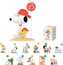 POP MART Peanuts 75Th Anniversary | Snoopy Comic Life Series Blind Box Figures,