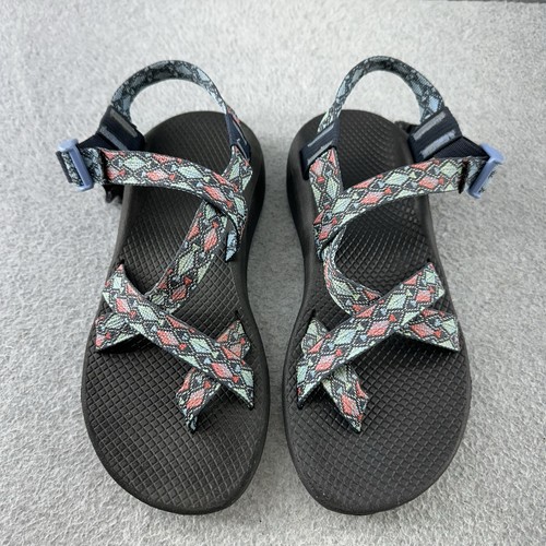 Chaco ZX2 Cloud Sandals Womens Sz 9 Blue Strappy Adjustable Hiking Sport Comfort