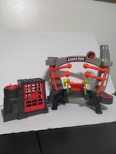 Jurassic Park Dinosaur Research Lab And Dino Cage Playset Fisher Price Imaginext