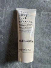 This Works Deep Sleep Body Cocoon Bedtime Lotion 3.3 fl oz New Sealed