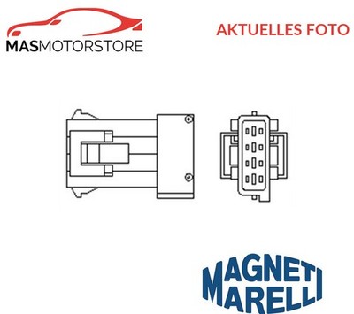 LAMBDASONDE LAMDASONDE MAGNETI MARELLI 466016355016 P FÜR PEUGEOT 307,206 1.4L