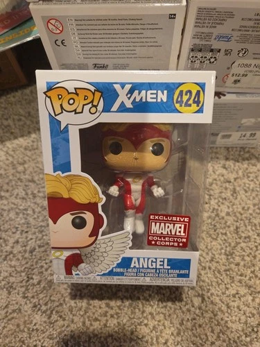 Funko Pop  X-Men Angel 424 Marvel Collector Corps Exclusive